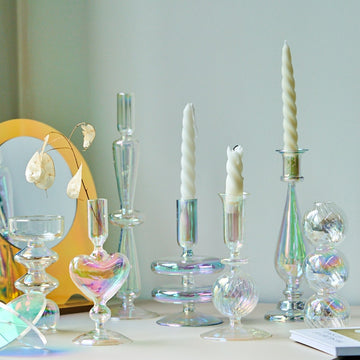 Glass Candle Holder