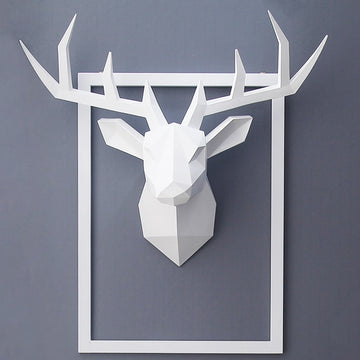 3D Animal Head Wall Hanging Decor