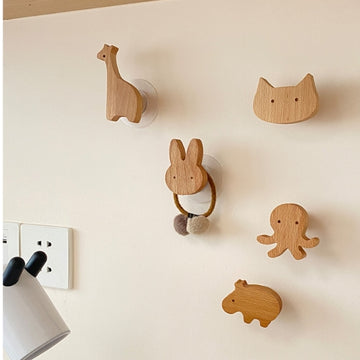 Wooden Hooks Cute Room