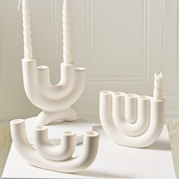 Candlestick Holder Ceramic