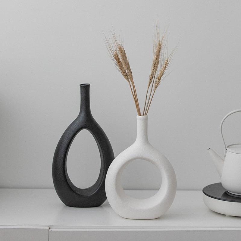 Ceramic Hollow Vase